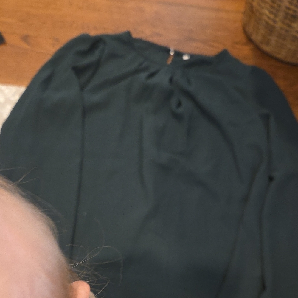 Elegant Dark Green Blouse